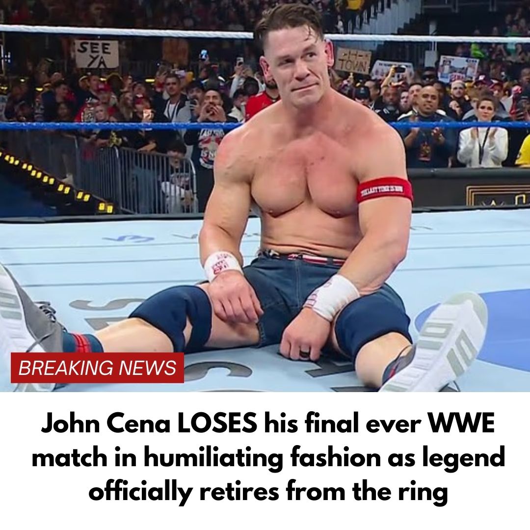 John Cena LOSES his final ever WWE match in humiliating fashion as legend officially retires from the ring