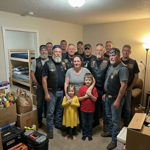 Thirty bikers arrived to evict me, engines roaring and tension thick, but through conversation!