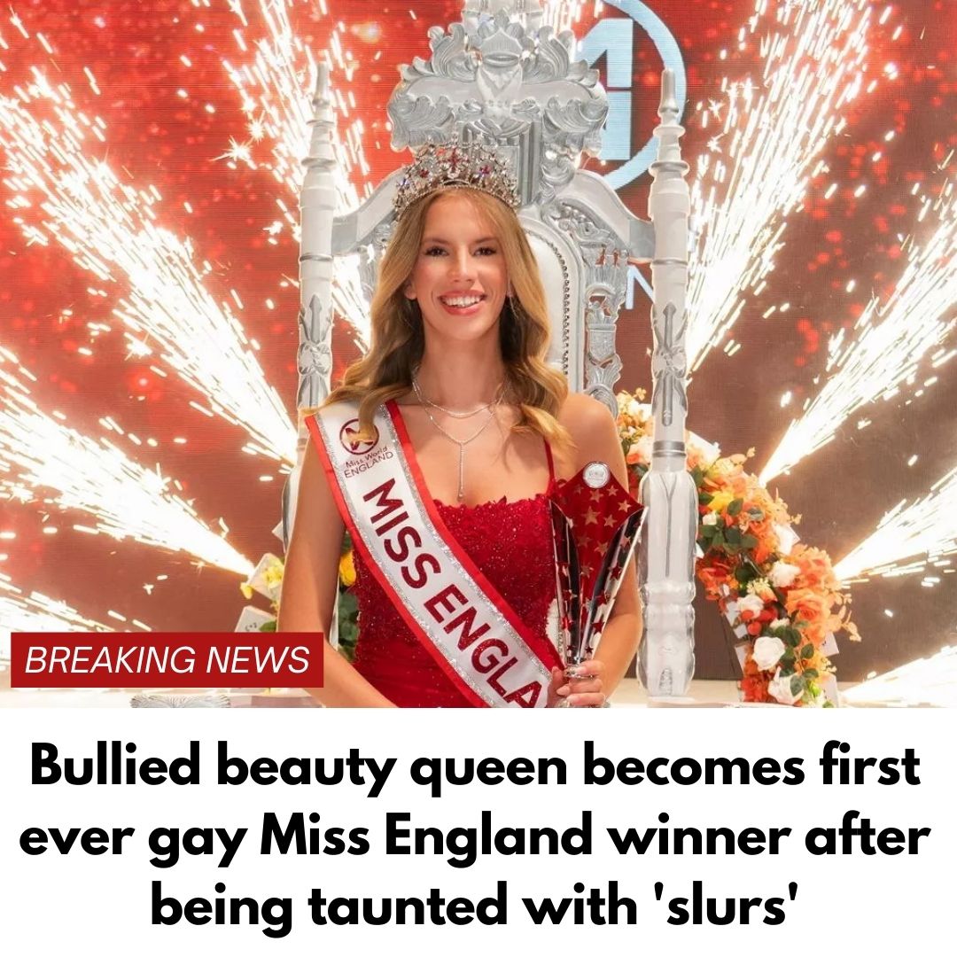 Bullied beauty queen becomes first ever gay Miss England winner after being taunted with ‘slurs’