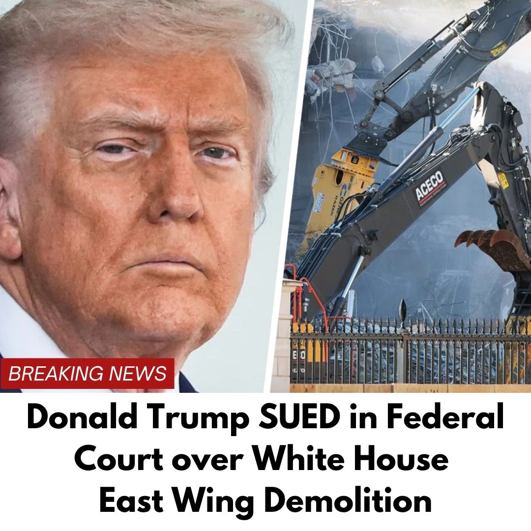 Donald Trump SUED over White House East Wing Demolition