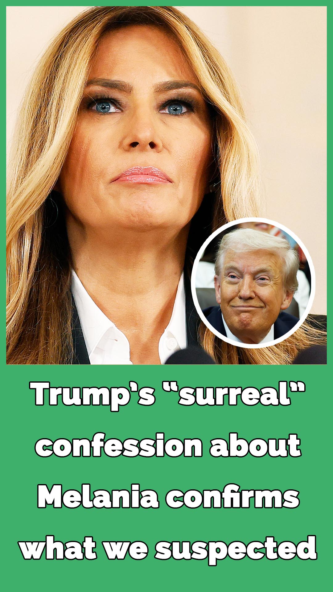 Trump reveals what he and Melania did on their first night in the White House