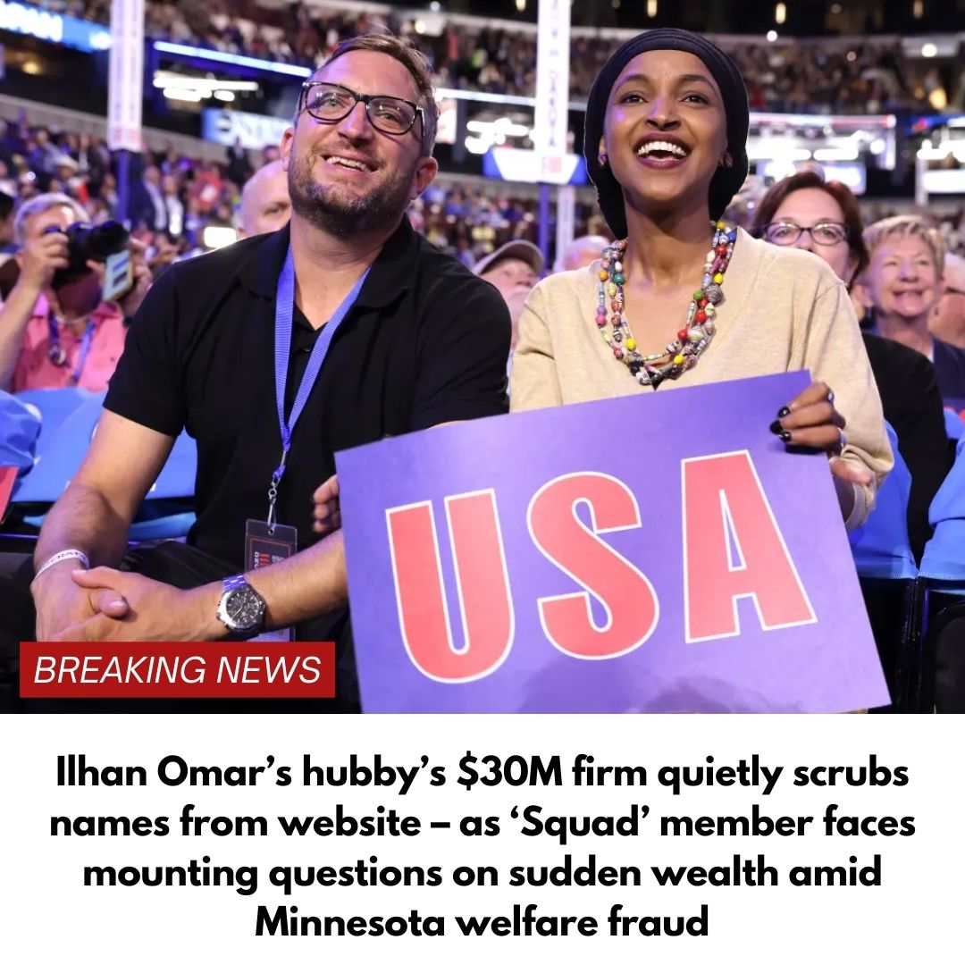 Ilhan Omar’s hubby’s $30M firm quietly scrubs names from website — as ‘Squad’ member faces mounting questions on sudden wealth amid Minnesota welfare fraud