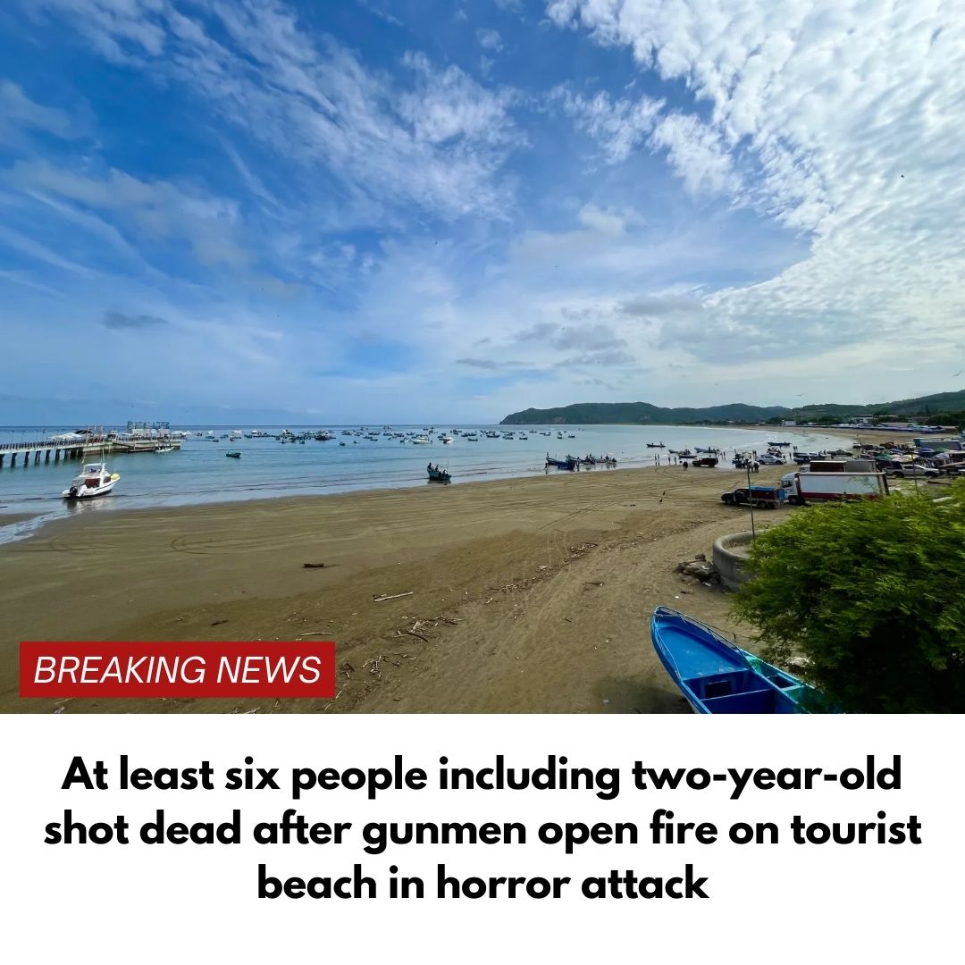 At least six people including two-year-old shot dead after gunmen open fire on tourist beach in horror attack