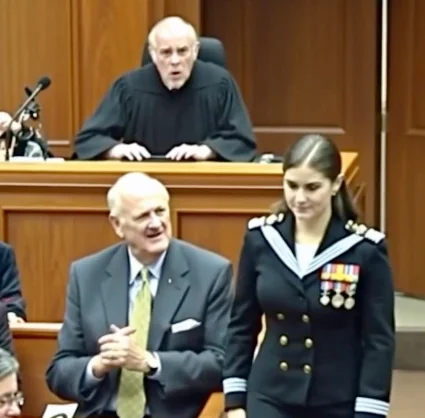 I WALKED INTO COURT IN MY SEAL UNIFORM, MY FATHER CHUCKLED, MY MOTHER SHOOK HER