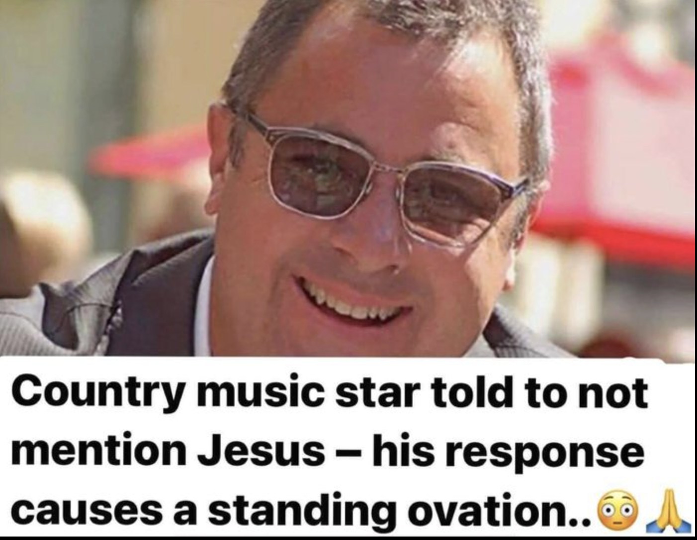Vince Gill sings for Jesus after being told not to