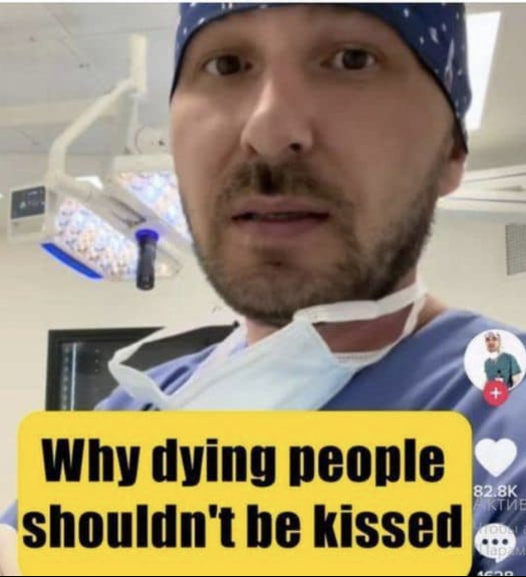 Doctor explains why you should never kiss a deceased person