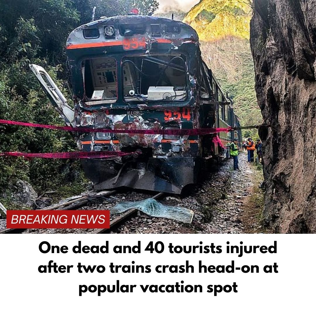 One dead and 40 tourists injured after two trains crash head-on at popular vacation spot