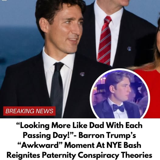 “Looking More Like Dad With Each Passing Day!”- Barron Trump’s “Awkward” Moment At NYE Bash Reignites Paternity Conspiracy Theories