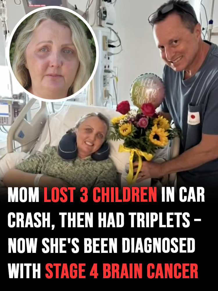 Mom lost 3 children in car crash, then had triplets – now she’s been diagnosed with stage 4 brain cancer