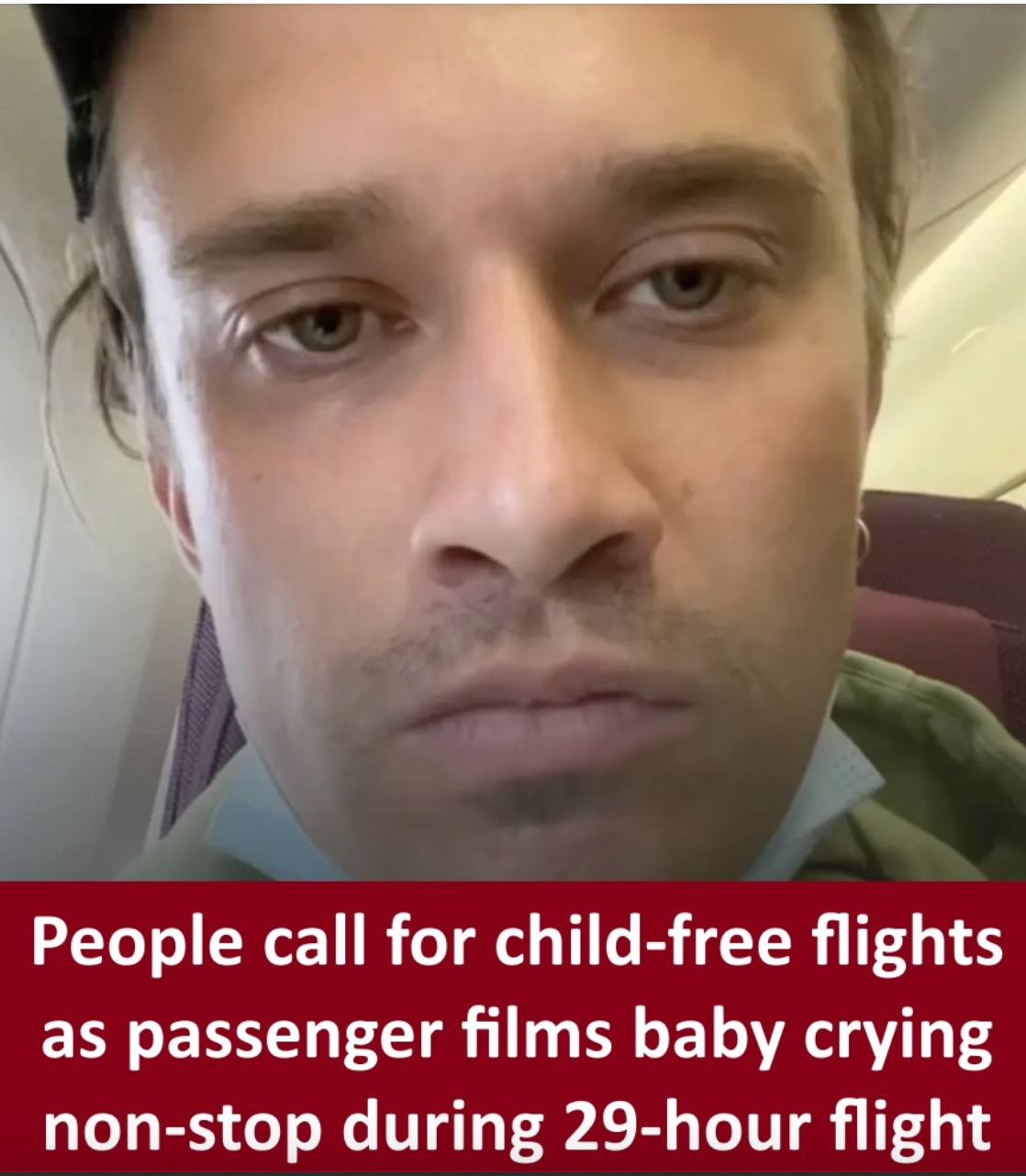 Calls for child-free flights after 26-hour journey with baby