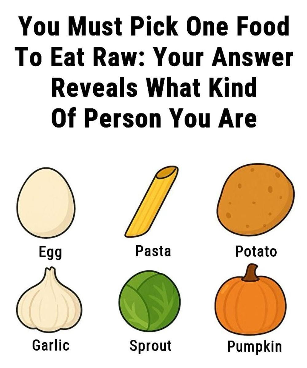 The One-Food Personality Test! Pick a Raw Food and Reveal a Hidden Side of Yourself