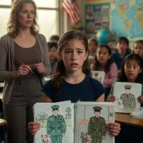 The day a quiet third grader was told to apologize for telling the truth about her Marine dad and his dog
