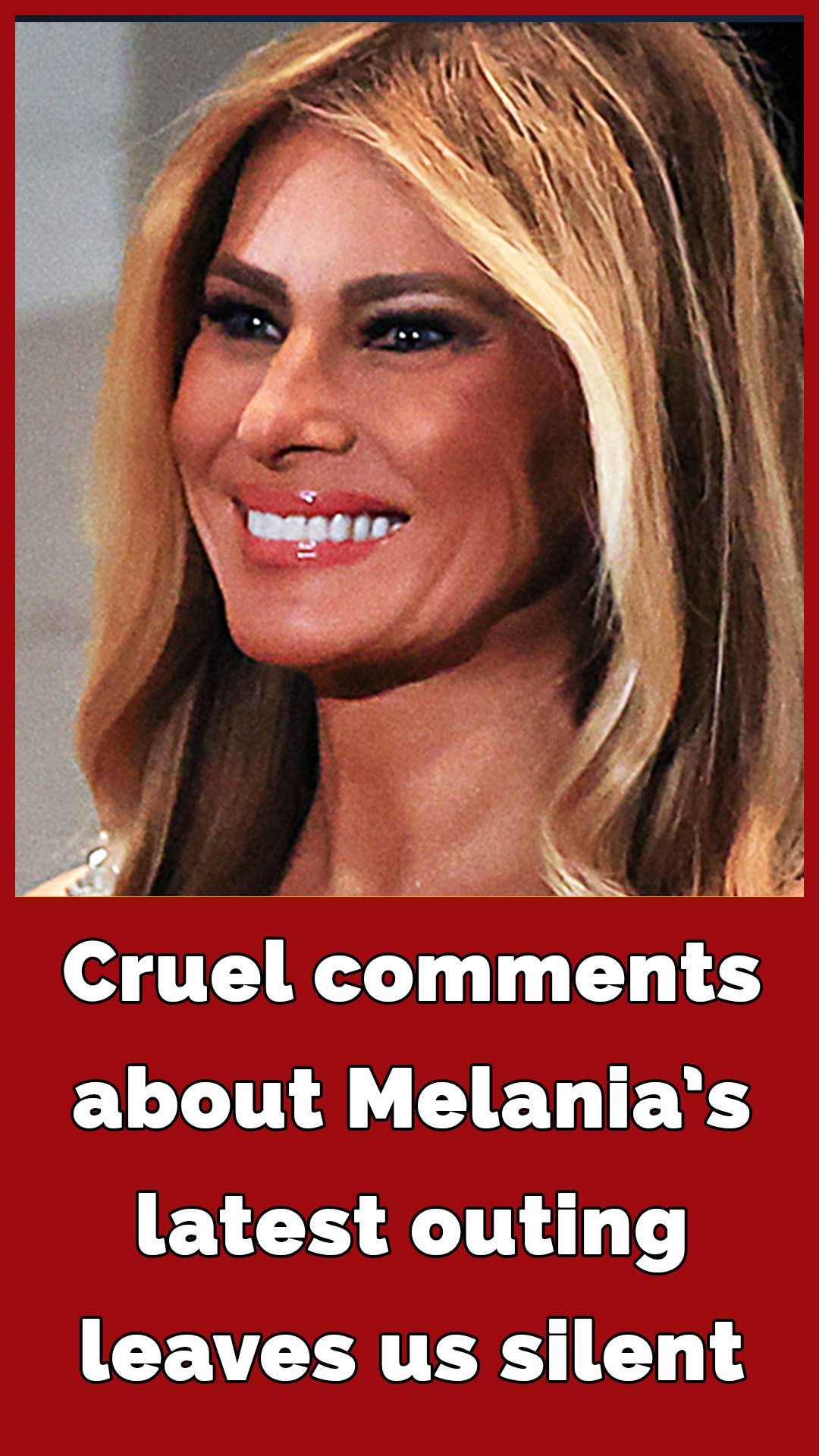 Melania Trump shimmering silver gown sparks cruel comments