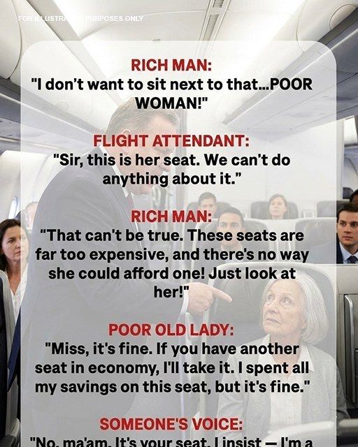 Business Class Passengers M.0.c.k a Poor Elderly Woman Until the Pilot Addresses Her at the End of the Flight