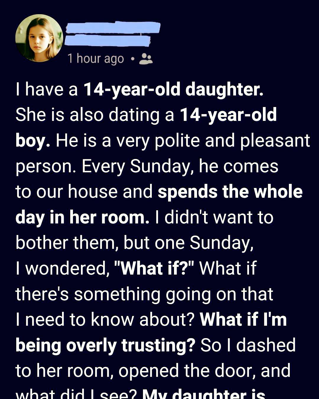 I Burst Into My 14-Year-Old Daughter’s Room Expecting the Worst—What I Found Stopped Me Cold