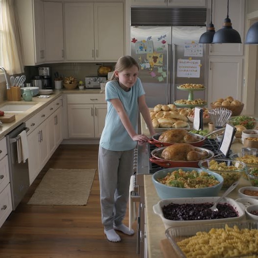 My 17-year-old daughter spent three days cooking for 23 people for my mom birthday party!