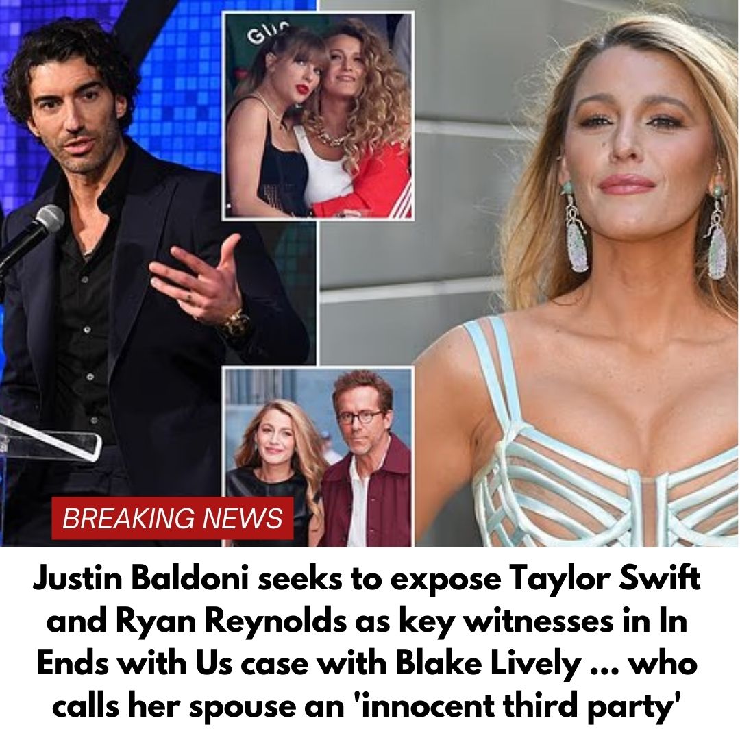 Justin Baldoni seeks to expose Taylor Swift and Ryan Reynolds as key witnesses in In Ends with Us case with Blake Lively … who calls her spouse an ‘innocent third party’ in conflict