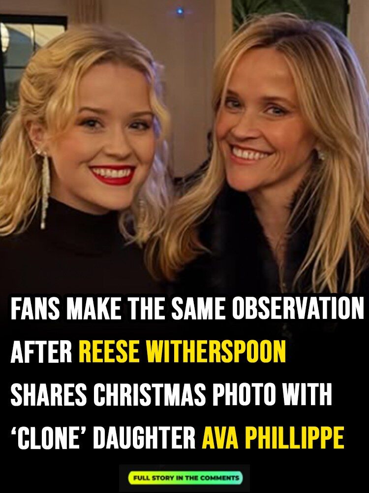 Fans notice the same thing in Reese Witherspoons holiday photo with her daughter Ava Phillippe!