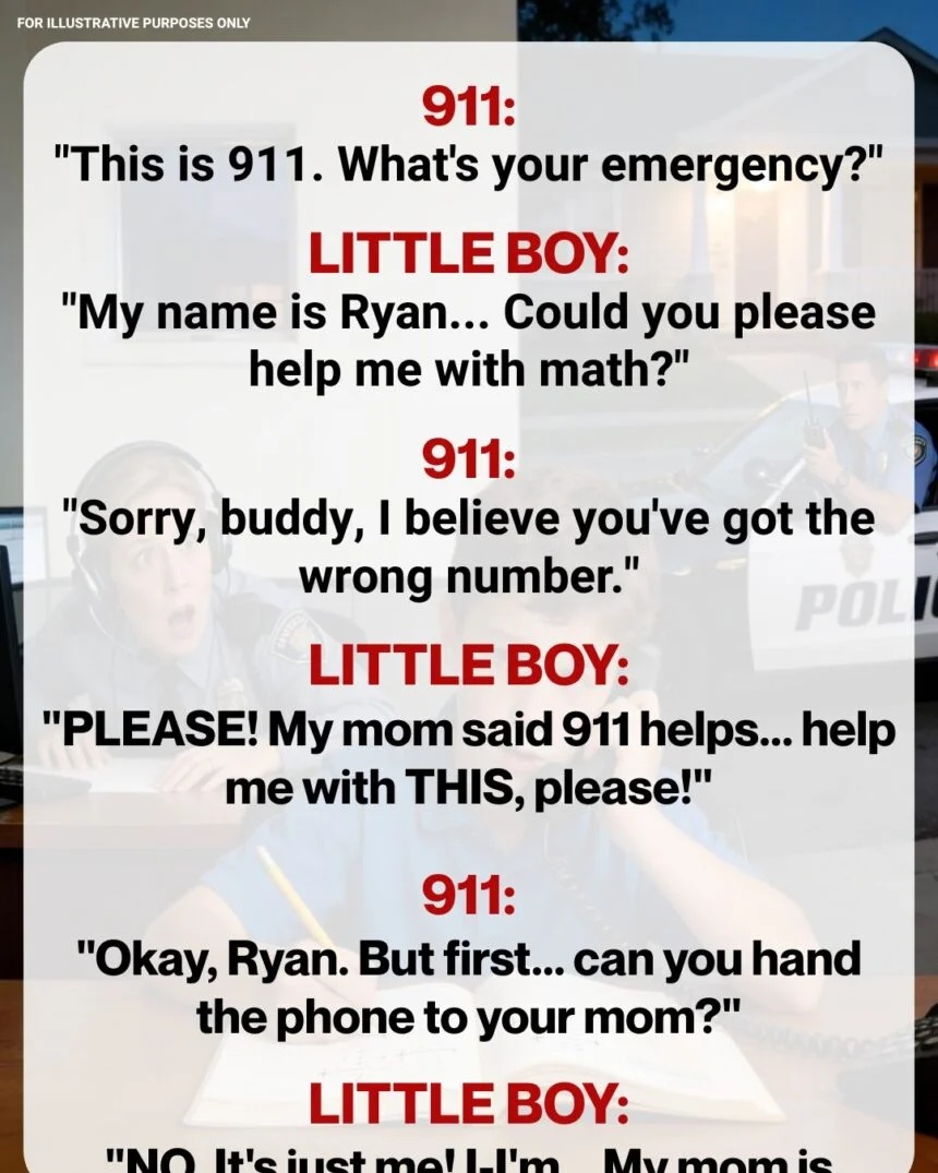 A Boy Phoned 911 About His Math Homework— Police Arrive and Discover the Real Emergency