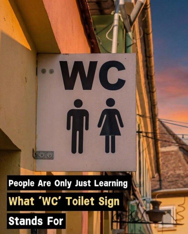 Understanding the WC Label on Bathroom Doors!