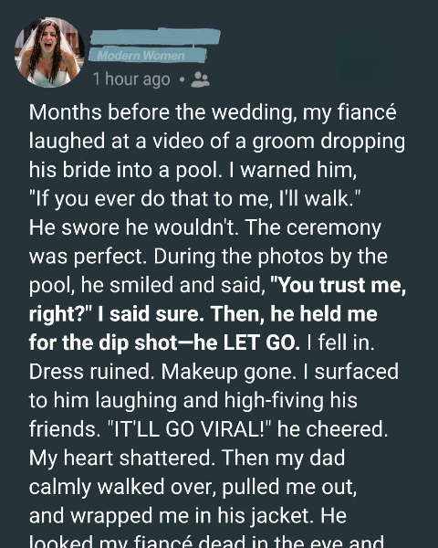 My Wedding Was Perfect… Until My Groom Turned It Into a Joke