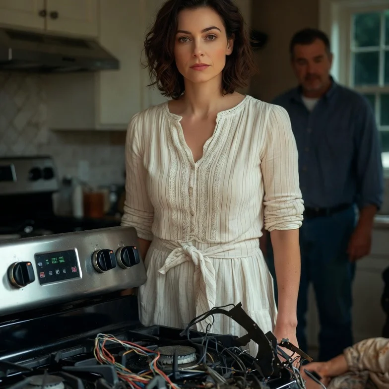 The night I caught my husband gutting our brand-new stove at midnight