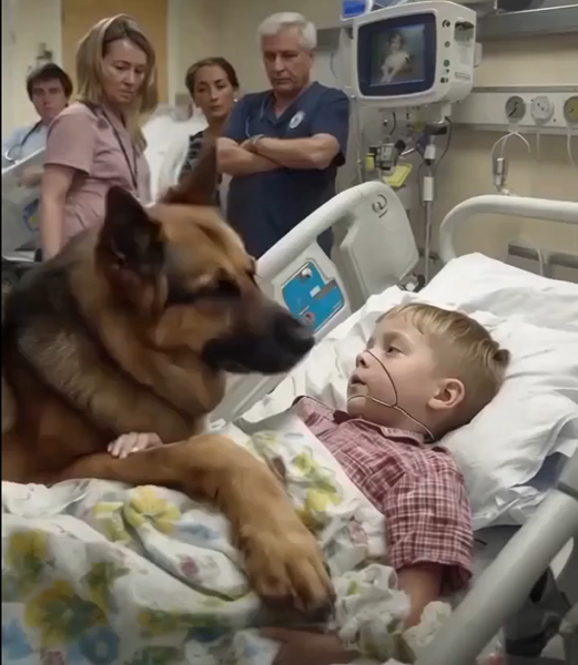 Moving moment: Boy hugs his dog before surgery — the reaction is unforgettable