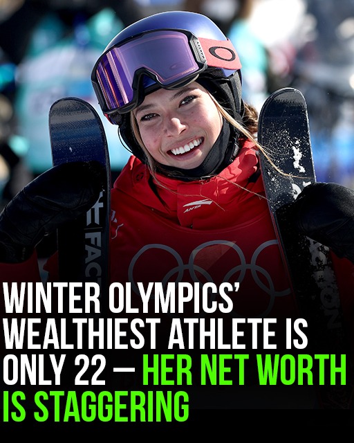 Winter Olympics’ wealthiest athlete is only 22 – her net worth is staggering