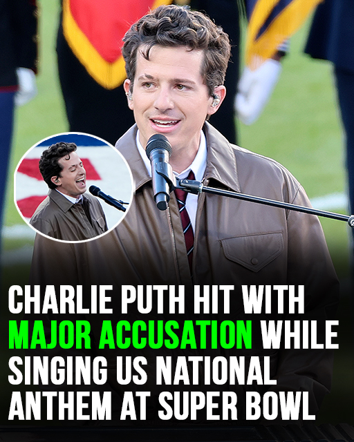 Charlie Puth hit with accusation while singing US national anthem at Super Bowl Newsner» News» Charlie Puth hit with accusation while singing US national anthem at Super Bowl