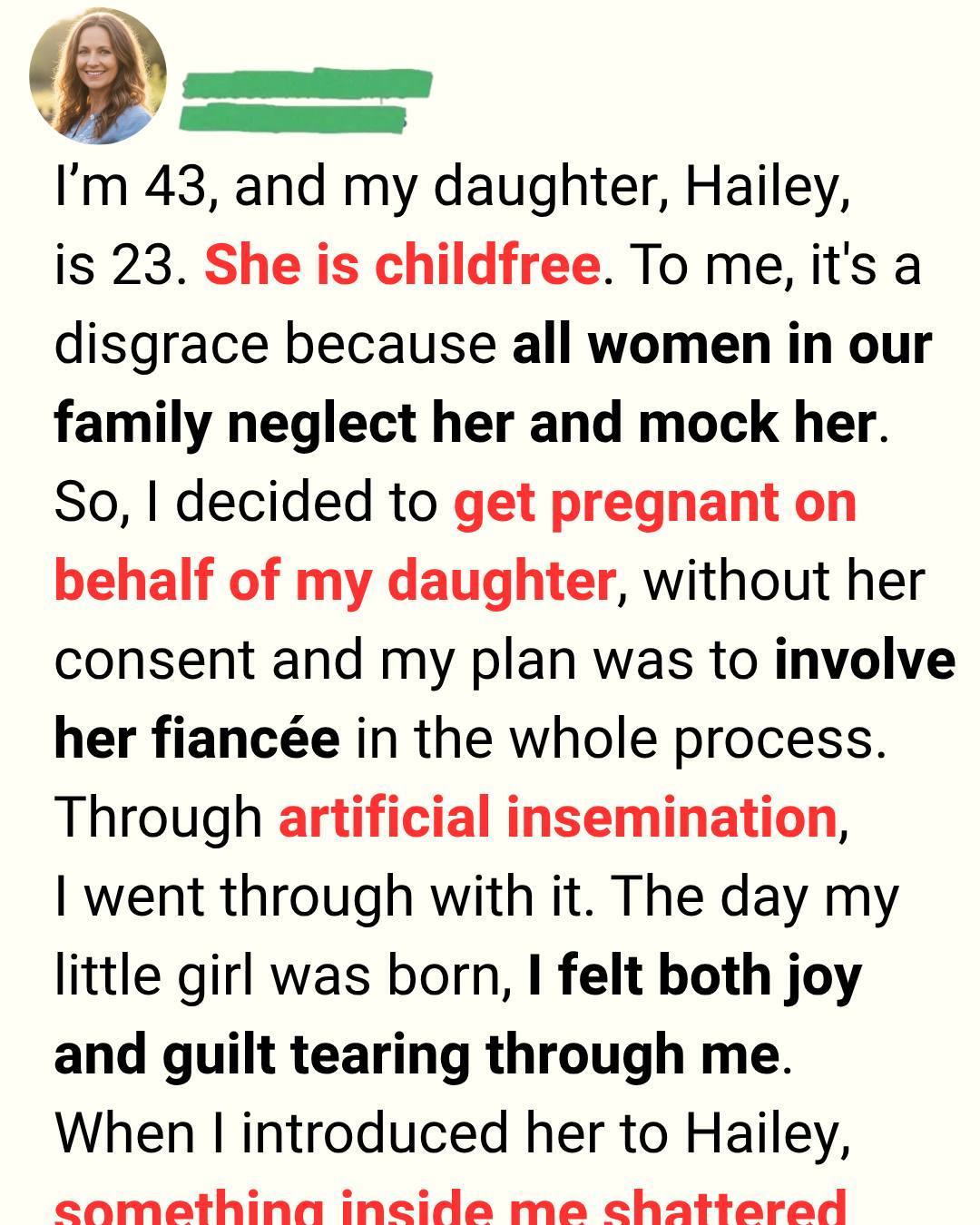 I Tried to “Fix” My Daughter’s Life — But Ended Up Ruining My Own