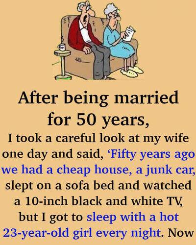 After being married for 50 years