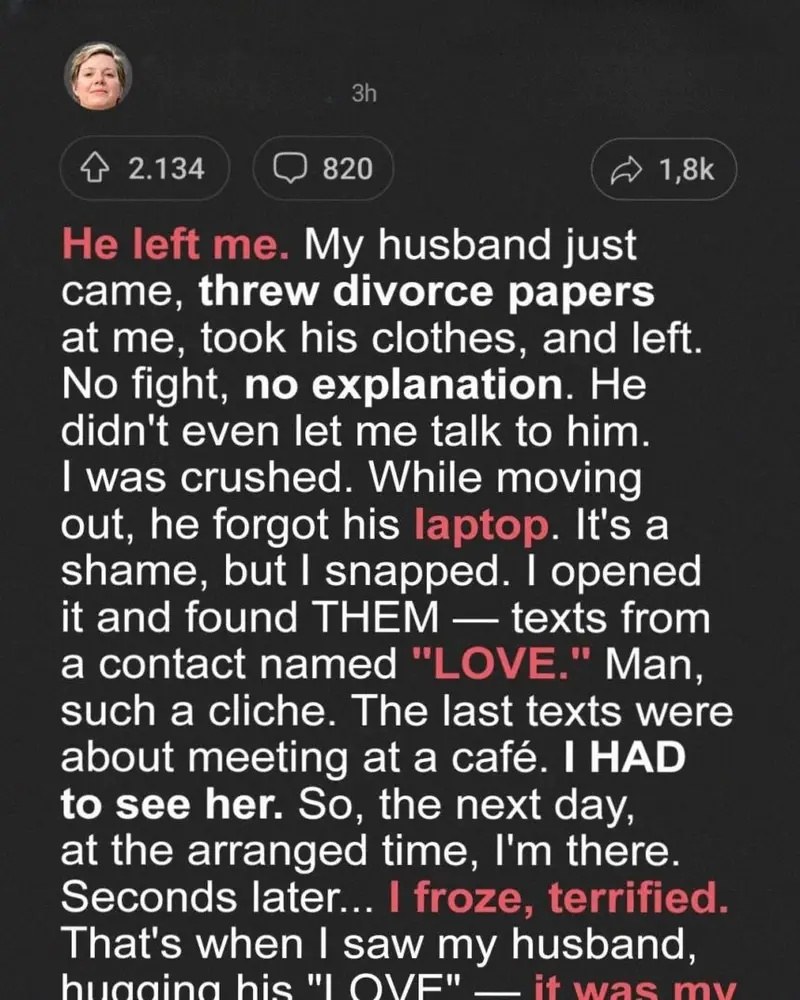 I Discovered Why My Husband Chose to Leave, and It Had Nothing to Do with Another Woman