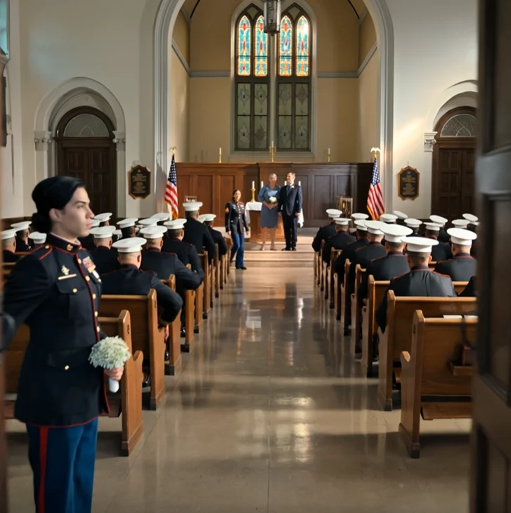 My Sister Sneered, “You’re Wearing That To The Wedding?” I walked in wearing blue with 4 stars on my shoulder… and when 500 Marines!