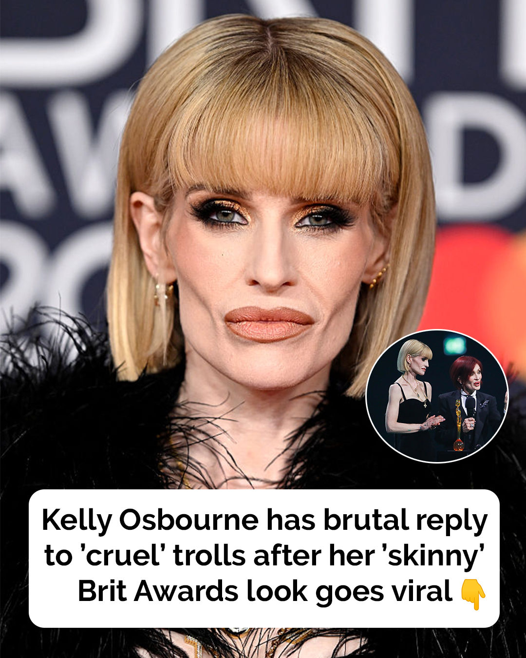 Kelly Osbourne fires back at trolls after skinny BRIT awards look sparks concern