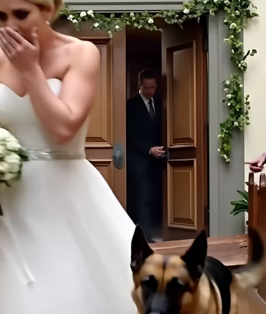 On Her Wedding Day, Her German Shepherd Blocked Her Path. What Happened Next Was Unbelievable!..The