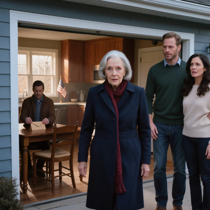 My son said I would be fine sleeping in the garage: “Just stay there for a little while, Mom. Only for a little while. The garage will give everyone a bit more!