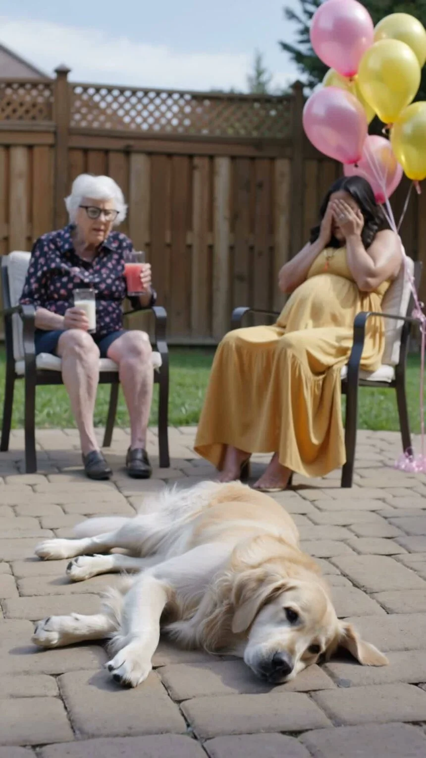 In the ninth month of my pregnancy, I went to my mother-in-law’s birthday: she welcomed me warmly and offered me cake, but when my dog ate a piece of that cake, she sudde!