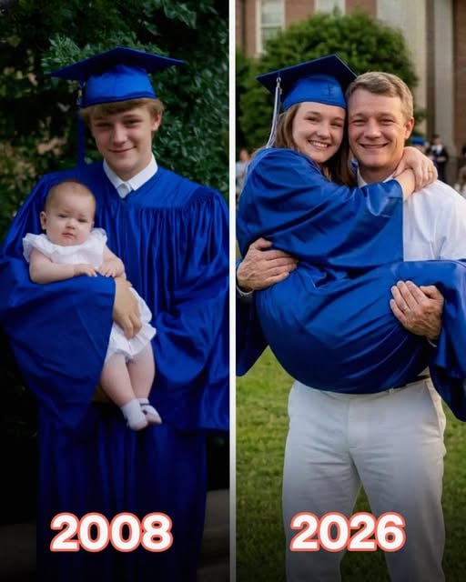 My Dad Raised Me Alone After My Birth Mother Left Me in His Bike Basket at 3 Months Old – 18 Years Later She Showed up at My Graduation!