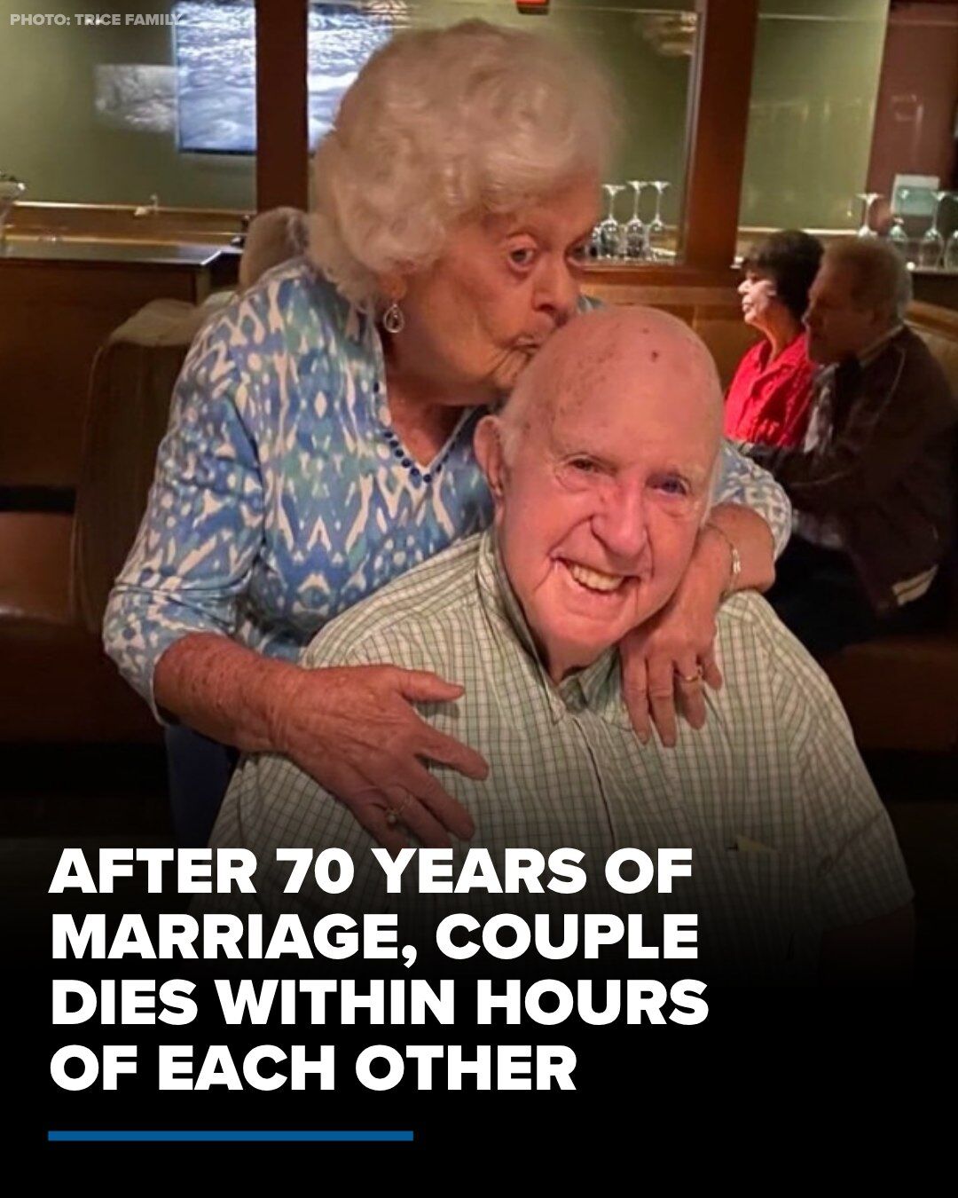 Tennessee couple passes away just hours apart after 70 years of marriage!