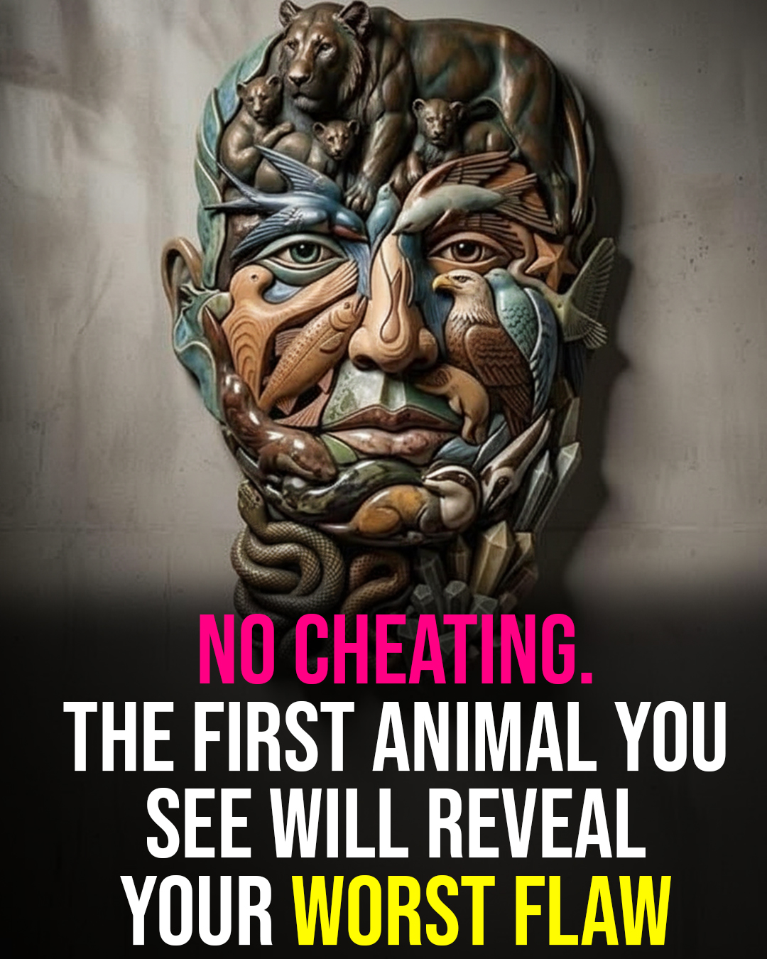 The first animal you see in this image reveals your ‘worst flaw!