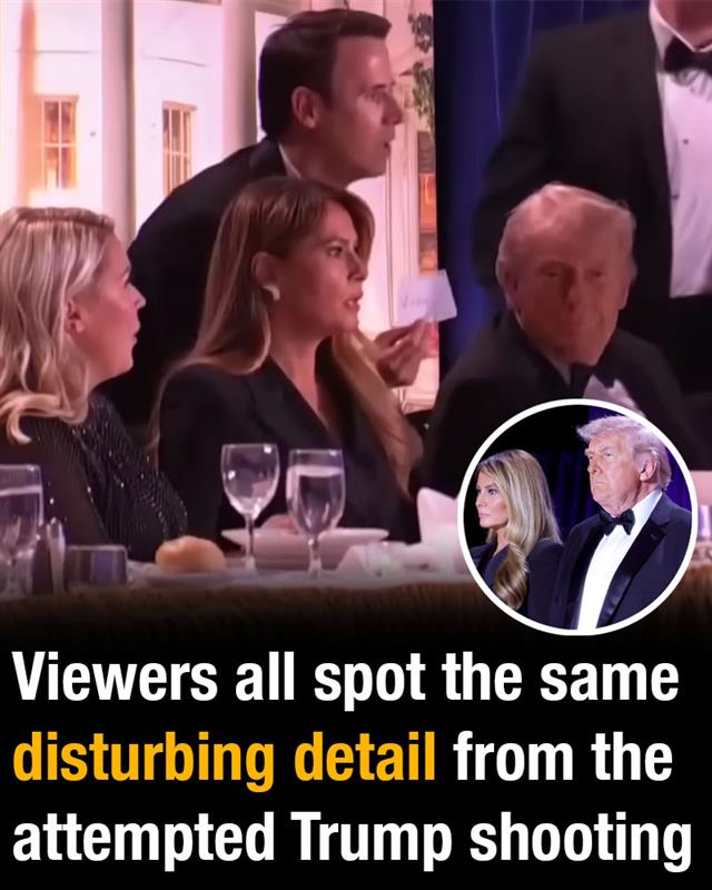 Viewers all spot the same disturbing detail from the attempted Trump shooting!
