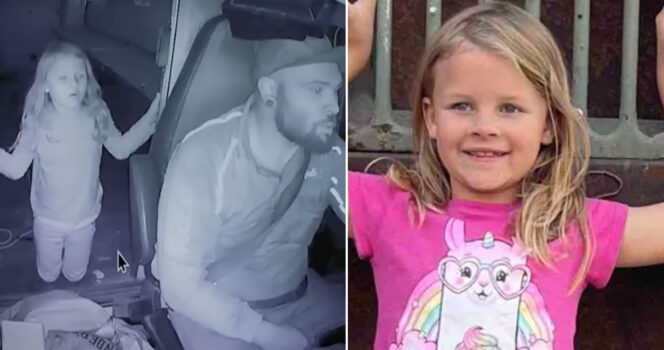 Heartbreaking final image shows 7-year-old girl inside FedEx truck before she was murdered!