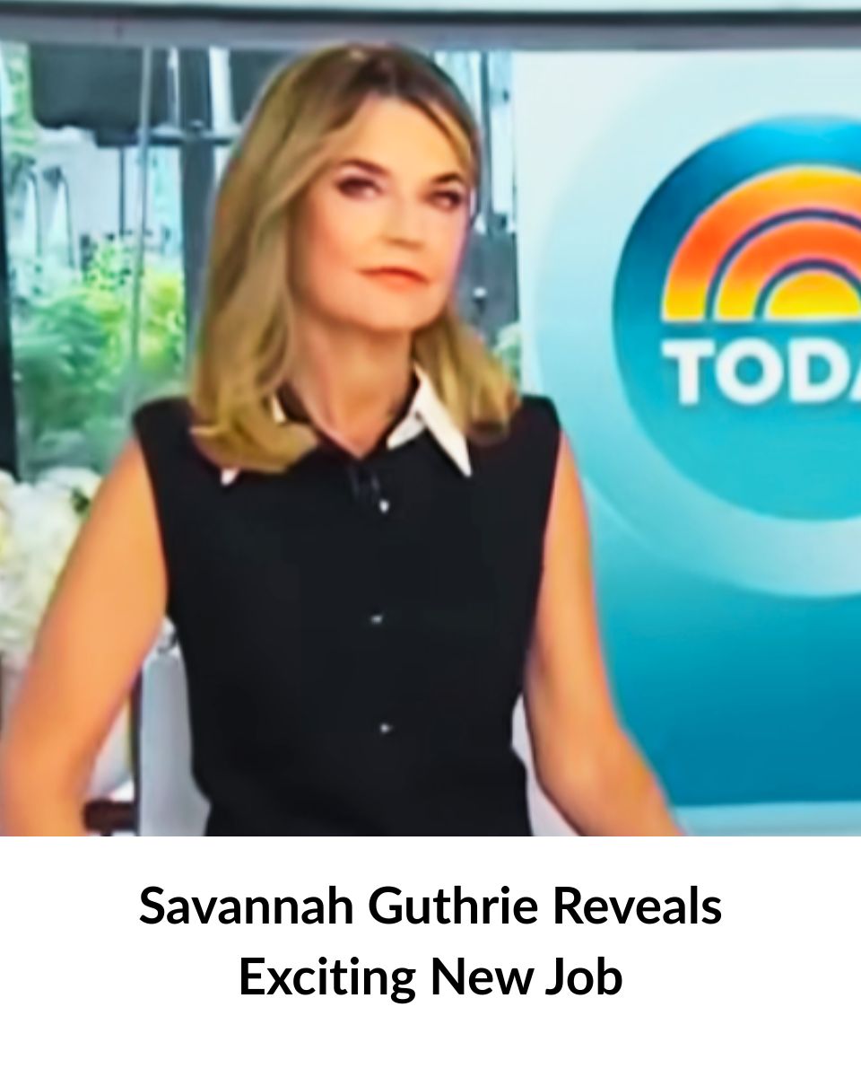 Savannah Guthrie Reveals Exciting New JoB!