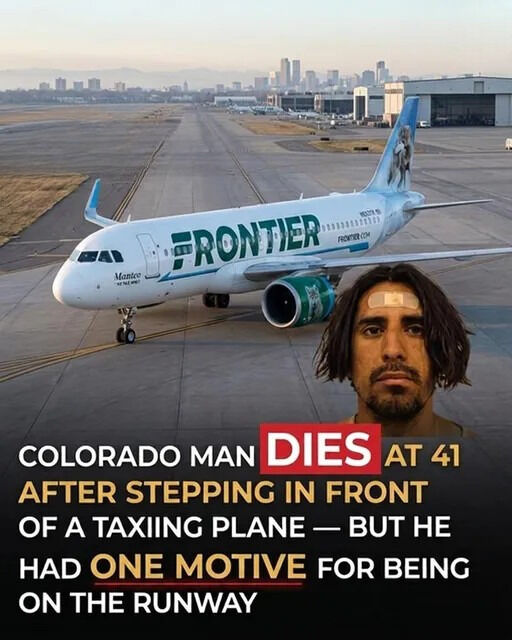 Authorities have identified the person involved in a runway incident near a Frontier Airlines aircraft at Denver Airport!