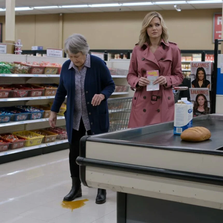 The woman in line purposely knocked my mother-in-law’s two cartons of eggs to the floor so she could grab the last limited-edition scratch-off ticket — but what happened next left!