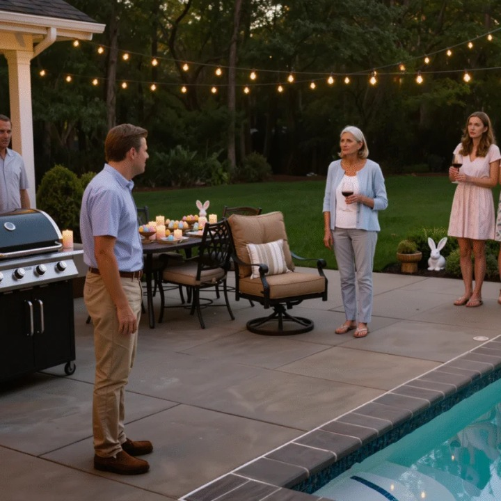 At the pool party, my daughter-in-law laughed and called me “the burden” of the family, and even my son joined in.