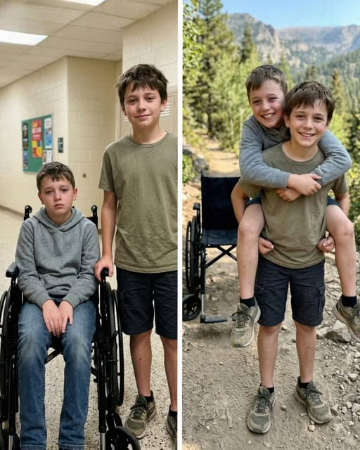 My 12-Year-Old Son Carried His Disabled Friend on a Camping Trip – The Next Day, I Got an Urgent Call From the School