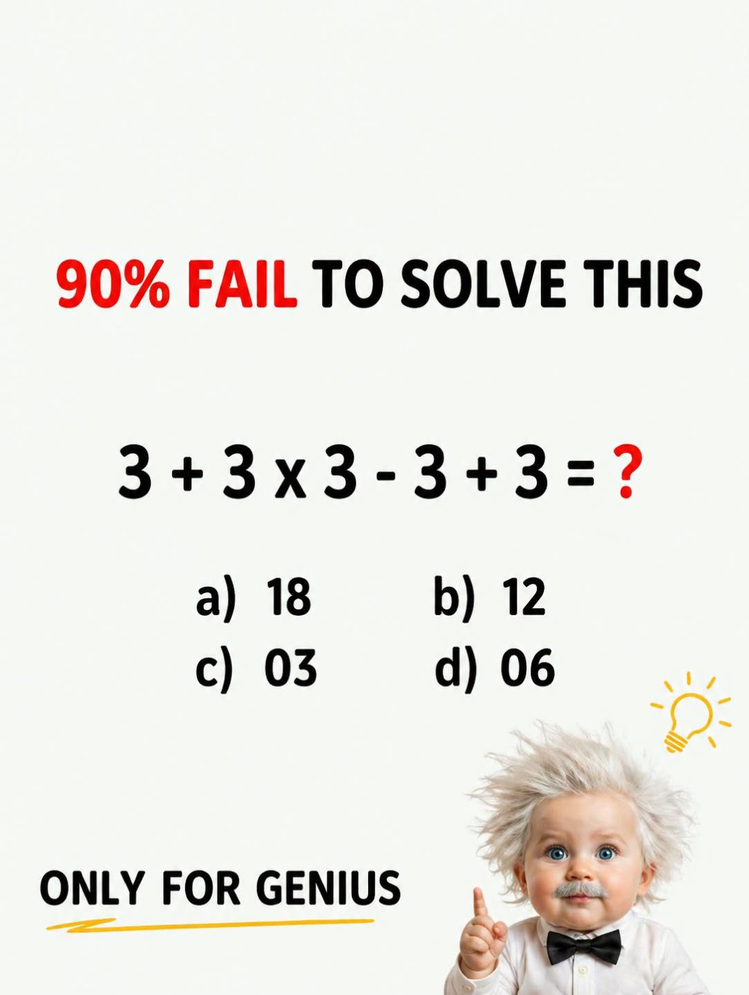 90% Fail to Solve This Simple Math Puzzle — Can You Get It Right!