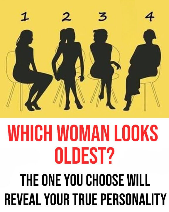 Which woman appears the oldest? This personality test claims it can reveal your true character.!