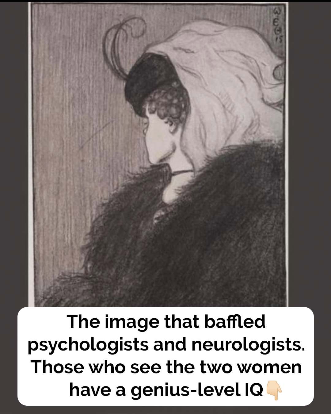 A rare few can see the double images in this postcard – can you!